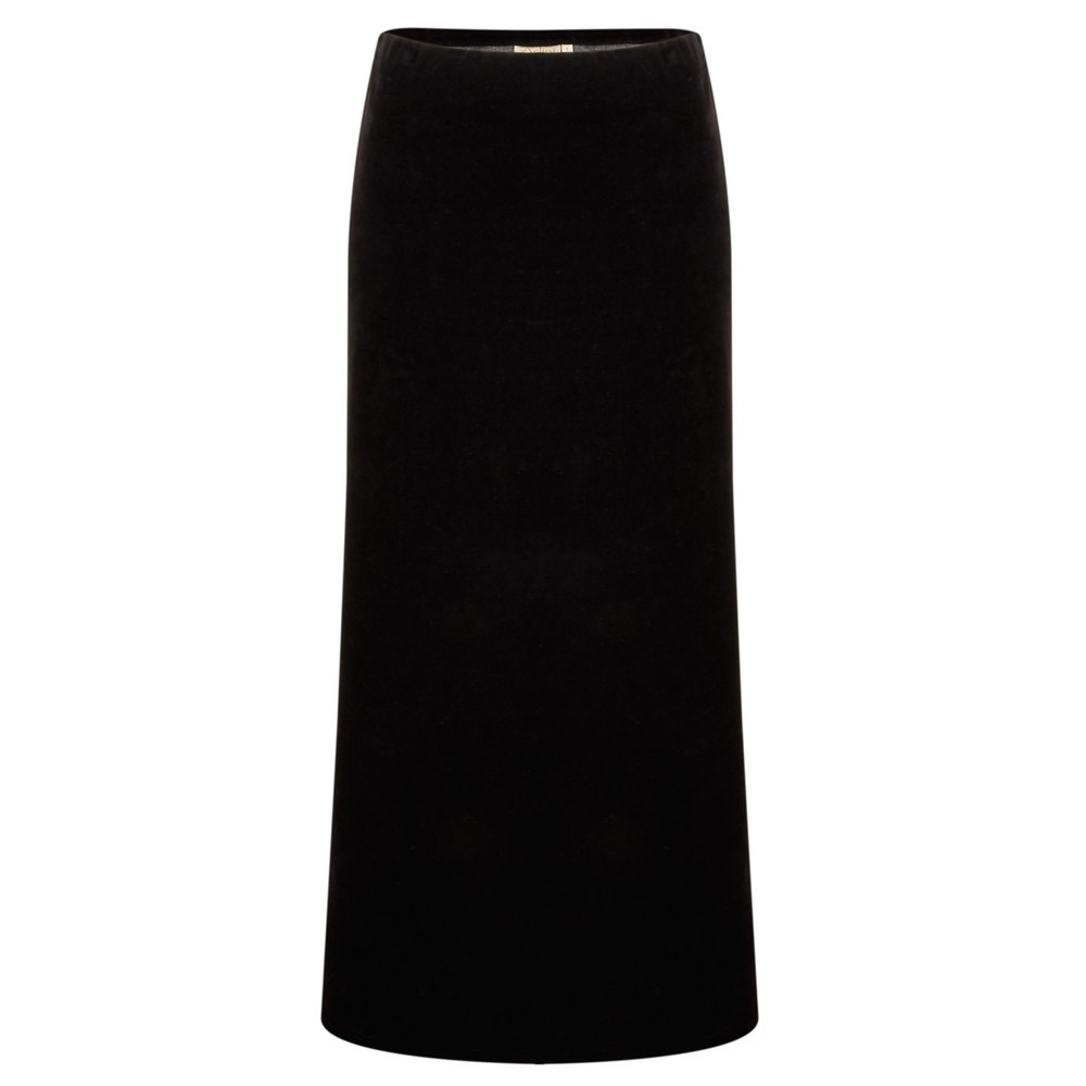 Marona Long velour skirt